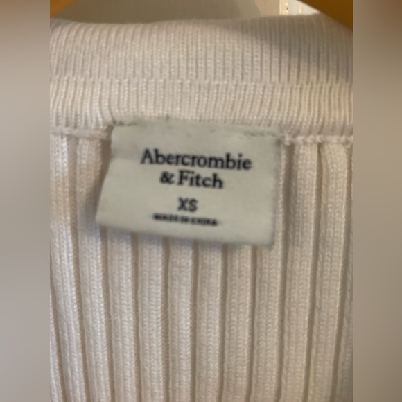 A&F knitted body suit in white - Picture 2 of 9